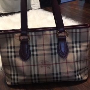 Burberry haymarket check bag